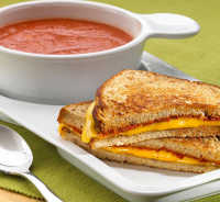 <font size="-3">Grilled Cheese, Tomato Soup</font>